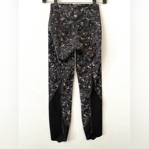 Lululemon Wunder Under Scalloped Hem High-Rise Crop 23" Full-On Luxtreme - Picture 4 of 10